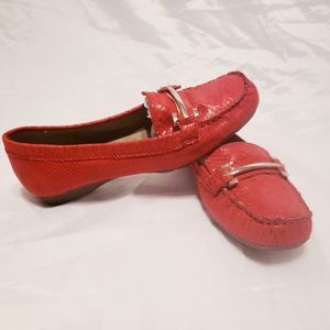 Naturalizer 8 M Womens red Snake Print Gloria